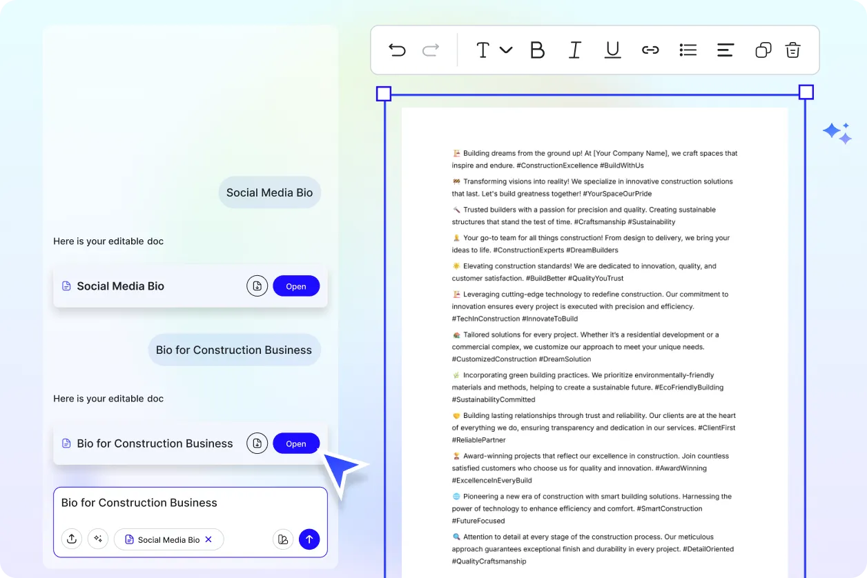 Free AI Social Media Bio Generator, Free Social Media Bio Maker Online